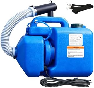 PAKUNDAS Electric ULV Fogger Sprayer, 8L/2.1Gal 1200W Portable Cold Mist Atomizer with Adjustable Flow Rate, 25-39Ft Spray Range for Home Garden Farm Indoor Outdoor