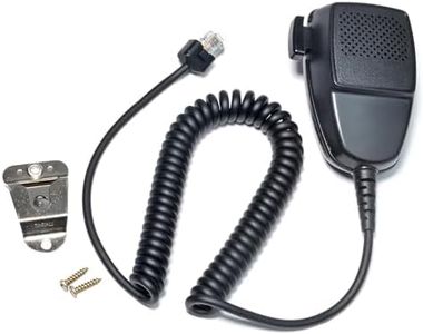 HMN3596 RJ45 8-Pin Speaker Mic Microphone Handheld Speaker with Kevlar Reinforced Cable for Motorola Radio M140 CM160 CM200 CM300, CMxx Series, GM1100 GM1200 GM1280 GM140 GMxx Series,M10 M100 Mxx