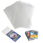 Glorific Mart Card Sleeves - Pack of 100 Matte Texture Top Loaders - Deck Protectors for Trading Pokemon Cards, Magic The Gathering, Keyforge Standard Size – 66 x 91mm (200 Micron Thickness)