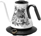 Cocinare FLOW M9 Gooseneck Electric Kettle with Precise ±1℉ Temperature Control for Pour-over Coffee and Tea, Stainless Steel Interior, Quick Heating Electric Kettle for Boiling Water (Blossom)