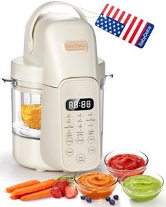 Baby Dolce Auto Baby Food Maker, 9 in 1 Glass Baby Food Processor Steamer Puree Blender, Multifunctional Cooking Grinding, Healthy Homemade Food, Newborn Essentials, Dishwasher Safe