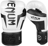 Venum Unisex Adult Elite Boxing Gloves, White/Camo, 16 Oz US