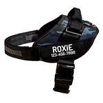 Personalized No Pull Dog Harness with Custom Name and Phone Number, Heavy Duty Medium Large Pet Vest to Prevent Tugging, Pulling, or Choking, Training and Walking