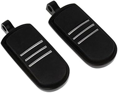 HDBUBALUS Black StreamLiner Foot Pegs Motorcycle Male Mount Highway Footpeg Footrest Fit for 1986+ Dyna & Heritage Softail Iron 883 Sportster 883 1200