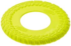 Nerf Dog Profile Flyer Dog Toy Rubber Frisbee Thermoplastic Rubber Assorted Colours Blue or Green 30.5 cm Pack of 1