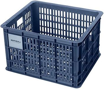 BASIL Basket Crate, 8.7 gal (27 L), Black