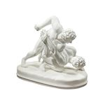 Design Toscano Hellenistic Greek Wrestlers Bonded Marble Statue