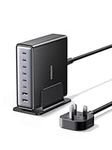 UGREEN USB C Charger 200W 8-Port Charging Station GaN Fast Charger Plug PD 100W Laptop Desktop Charger Support PPS Compatible with MacBook Pro/Air, iPhone 17 Pro/Air/17/16, Galaxy Series, etc