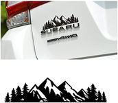 Snow Mountain Tree Stickers for Car