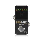 TC Electronic PolyTune 3 Noir Mini Tuner Pedal with Polyphonic Tuning, Built-In Buffer, and Bright LED Display