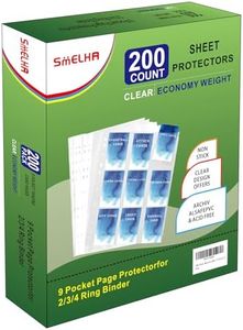 9 Pocket Page Protector，200 Pack