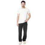 Spykar Men's Renato Loose Fit Mid-Rise Jeans Charcoal Black