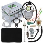 partszen Carburetor for Harbor Freight Predator 420CC Portable Generator 69671 68530 68525 69672 69674 68529 68526 13HP 14HP 15HP 16HP RATO R420-III 7000/8750 Watt with Fuel Shut-Off Valve Air Filter