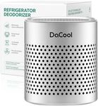 Refrigerator Deodorizer Odor Eliminator for Fridge Lasts for 10 Years Fridge Deodorizer Travel Size Odor Smell Remover for Car, More Effective Than Baking Soda Bamboo Charcoal Air Purifying Bag,Silver