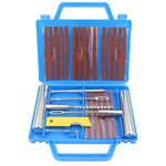 MILIWAN Tyre Repair Kit Heavy Duty Tyre Puncture Repair Kit 27pcs Tubeless Tire Repair Kit with Storage Box for Cars, Motorcycles Truck, RV, Jeep, ATV, Tractor, Trailer ect