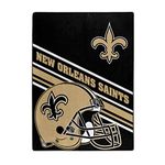 NFL New Orleans Saints "Slant" Raschel Throw Blanket, 60" x 80"