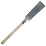 SUIZAN Japanese Pull Saw Hand Saw 240mm Ryoba Double Edge Flush Cut Saw for Woodworking Tools