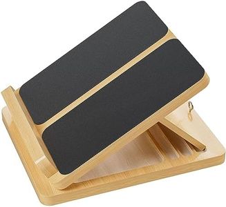 Yirilan Professional Slant Board, Calf Stretcher Slant Boards, Slant Board for Calf Stretching, Adjustable Wooden Incline Board for Squats, Calf, Ankle, and Foot Stretching