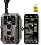 GardePro X50S Cellular Trail Camera, Auto-Connects to Verizon, AT&T and T-Mobile, No-Glow IR, Full Video Preview, Fast 0.1s Trigger Speed, 100ft Night Vision Game Camera