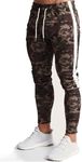 GINGTTO Mens Casual Joggers Pants Stretch Athletic Workout Joggers for Men Slim Fit Camo 2XL