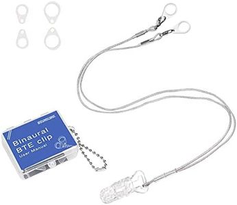 Hearing Aids Clip for Adults Seniors - Portable Hang Rope Anti-lost Rope Security Clip Fixation Cord Protection Rope for Hearing Amplifiers