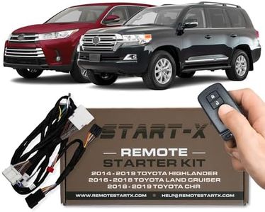 Start-X Plug N Play Remote Starter Kit for Toyota Highlander 2014-2019, C-HR 2018-2019, Land Cruiser 2016-2018 / Push to Start