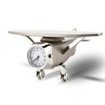 True-Ally Aeroplane Miniature Table Clock & Paper Weight - Vintage & Stylish Analog Desk Clock, Silent Operation, Easy Battery Replacement - Ideal for Home, Office, Kids Bedroom - Unique Decor Piece