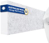 Garage Planet WP02 Garage Wall Protector Car Door Protectors, Designed in Australia (White, 2 Pack)