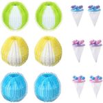 12PCS Upgrade Pet Hair Remover for Laundry & Washing Machine,Laundry Pet Hair Catcher for Clothes,Washing Machine Lint Catcher for Dog & Cat Hair,Effectively Removes Lint,Hair and Debris from Clothes