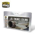 Ammo Mig Jimenez Jet Engines Colors And Weathering Set # 7445