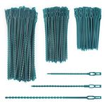 KINGLAKE Adjustable Plant Ties 200 Pcs(3 Sizes),Flexible Plant Cable Ties Plastic Garden Ties Plant Support Tree Shrut Vine