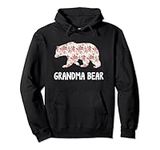 Grandma Bear Floral Grandmother Hoo