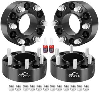 FLYCLE 6x135 to 6x5.5 Wheel Adapters for Chevy Sliverado 1500 Wheels on 2015-2025 F150 Vehicle, 2'' 6x135 to 6x139.7mm Wheel Adapter with M14x1.5 Studs