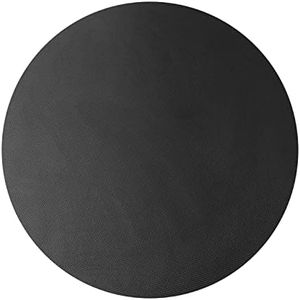 Nonskid Round Rubber Furniture Gripper Pad for Protecting Hardwood Floor Tile Floor and More from Scratching Fits Recliners, Swivel Chairs, and More, Black, Pack of 1