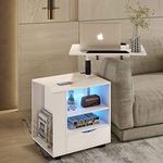 Luxsuite Smart Bedside Table with W