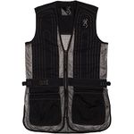 Browning Junior Trapper Creek Shooting Vest Gray/Black Medium