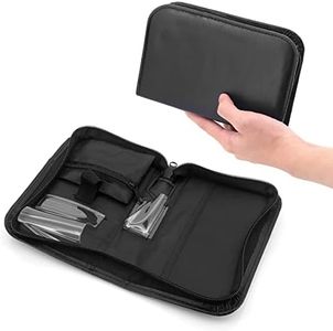 Hooshion PU Leather Glucose Meter Storage Bag, Travel Case Organizer Pouch for Blood Glucose Meter and Accessories, Diabetic Supplies Travel Case, Carrying Case One Touch Ultra 2