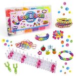 abeec Loom Band Ultimate Loop & Loom Kit, 2400 Loom Bands, Loom Band Starter Kit, Bracelet Making Craft Kit for Aged 5 and Above Girls and Boys