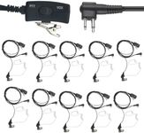 stdgove Bulk 10Pack CP200 Earpiece M1 Ear Piece Vox Headset Ptt Mic Earphone for Motorola cp100 cls1410 gp300 cp200d bpr40 CLS 1110 1410 cp185 dlr1060 rdm2070d dlr1020 rmu2040 rdu4100 dtr700