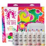 Tulip One-Step Tie-Dye Kit Tulip Two Kit, Easy 2 Minute Tie Dye, 14 Color, Fast Crafts, Party Supplies, 14 Bright Colors