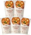 The Cumin Club's Instant Paneer Tikka - Authentic Indian Meal Kit with Regional Flavors, Ready to Eat in Just 5 Minutes - Pack of 5 Pouches for Convenient and Delicious India Cuisine at Home