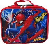 Ruz Disney/Marvel Licensed Kids Insulated Lunch Box (Spider-Man Black)