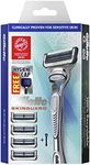 Gillette Starter Kit Skinguard Manual Razor Handle + 4 Blade RF