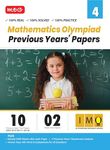 MTG IMO Class-4 Olympiad 10 Previous Years Papers (2023-2019 Set A & B) Mathematics with Mock Test Papers - Sample OMR Sheet with Chapterwise Analysis | SOF Olympiad Books For 2024-25 Exam