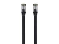 Monoprice Cat8 26AWG S/FTP Ethernet Network Cable - 50 Feet - Black, 2GHz, 40Gbps, 3dB Headroom, Pure Bare Copper, PVC - Entegrade Series