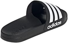 adidas Adult Adilette Shower Core Black/White/Core Black 10 Men/11 Women