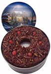 Jane Parker Dark Fruit Cake 48 Ounce Ring (3 Lbs.) in a Holiday Tin
