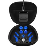 Complete Component Pack for Xbox Elite Controller Series 2 - Accessories Includes 1 Controller Carrying Case, 1 Charging Dock, 4 Thumbsticks, 4 Paddles, 1 Adjustment Tool and 1 Charging Cable(BLUE)