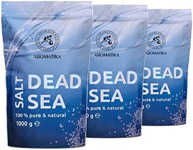Sel de Mer Morte 3x1000g (zipper) - Pur et Naturel - Idéal pour Bien Dormir - Soulagement du Stress - Bain - Beauté - Relaxant - Sels de Bain - Bath Salt Dead Sea
