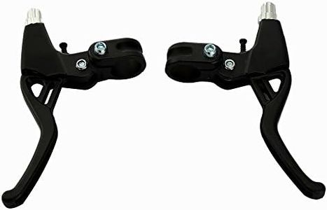 BicycleStore® 1 Pair Universal Aluminum Alloy Bicycle Brake Handle Mountain Road Bike Brake Lever Diameter 22mm(Black)